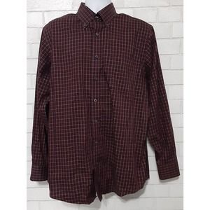 Kenneth Cole Reaction Button Up Shirt Men's Long Sleeve Large 16-16 1/2 34-35